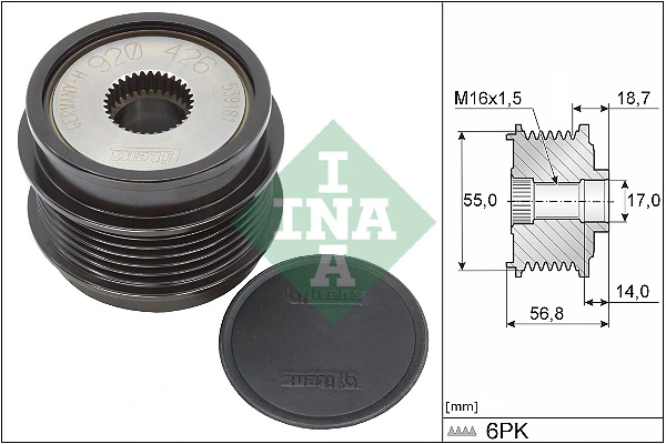 Alternator Freewheel Clutch